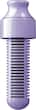 bobble - Replacement Carbon Filters (2-Pack) - Lavender - Larger Front