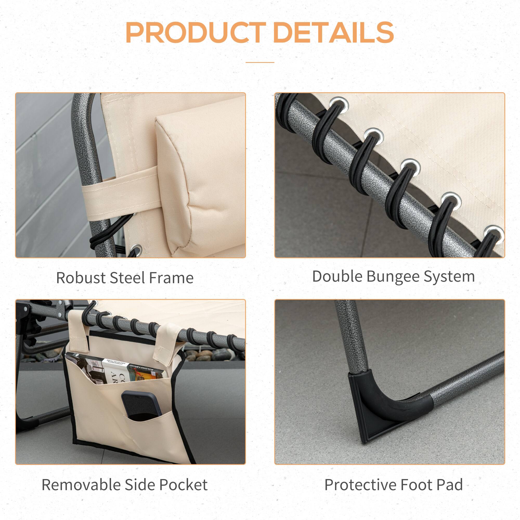 PRODUCT DETAILS
Robust Steel Frame
Double Bungee System
Removable Side Pocket
Protective Foot Pad