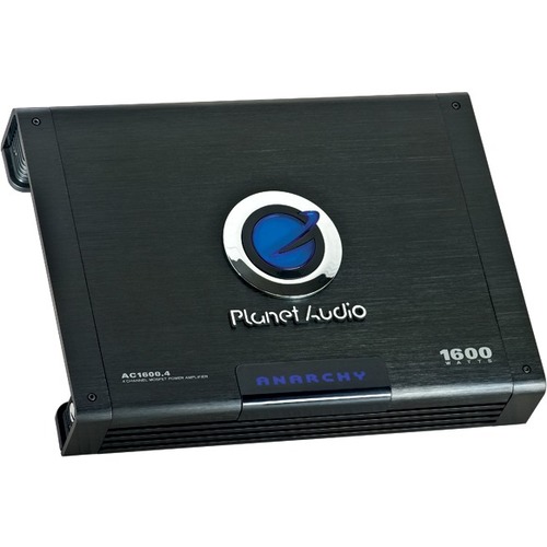 Planet Audio - Anarchy Mosfet Amplifier 4 Channel; 1600W Max; 600W x 2 @ 4 Ohm Bridged; 30 - Multi