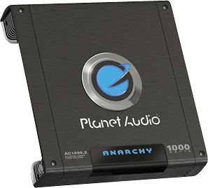Angle View: Planet Audio - Ac1000.2 Anarchy Mosfet Amplifier - 2-Channel; 1000W Max; 700W X 1 @ 4 Ohm Bridged; 35 - Multi