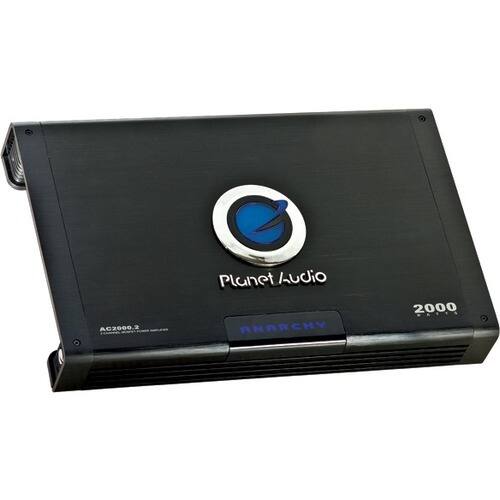 Front. Planet Audio - AC 2000.2 2000W 2-Channel Power Amp Car Audio Amplifier - Multi.