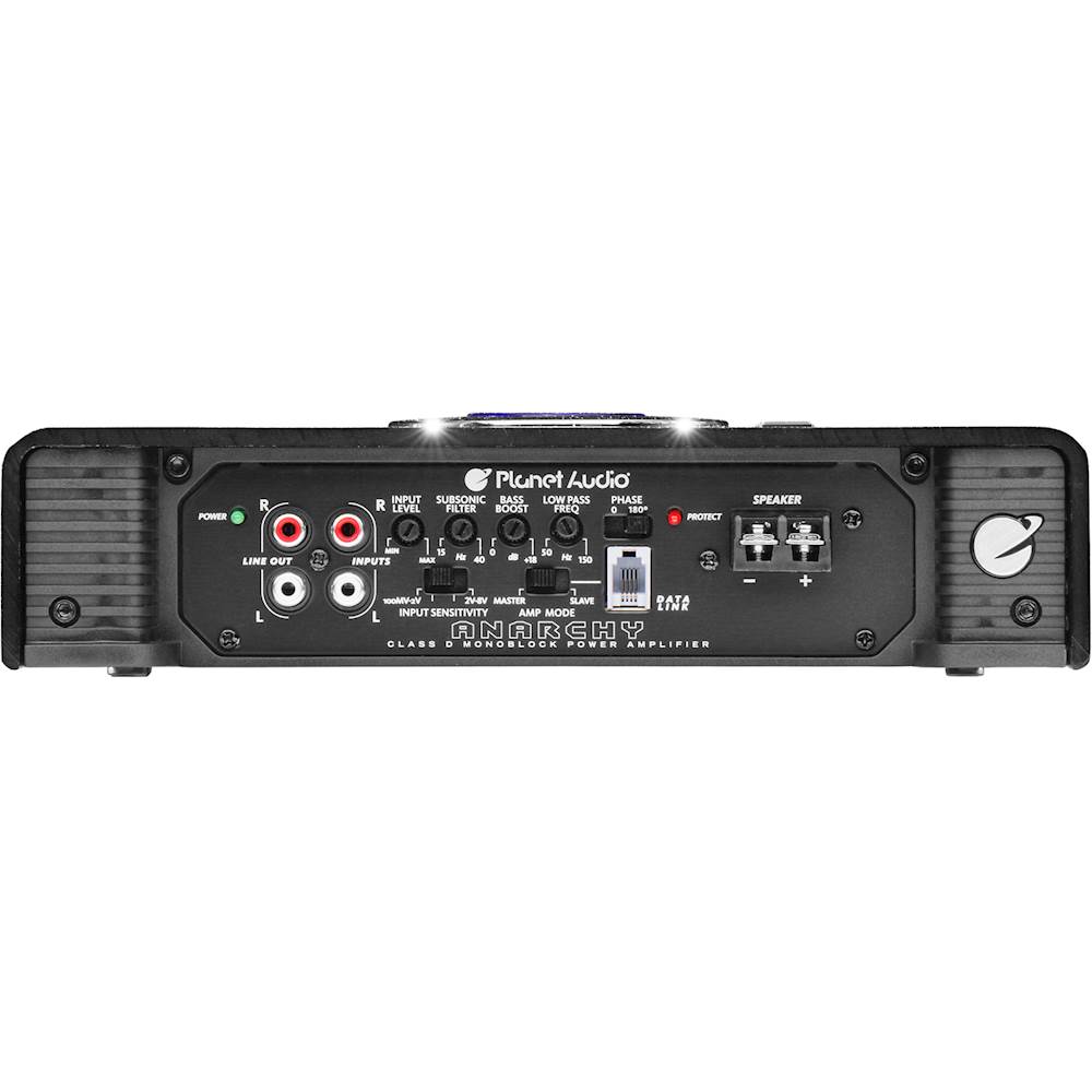 Planet Audio - ANARCHY 3000W Class D Mono MOSFET Amplifier with Variable  Low-Pass Crossover - Black