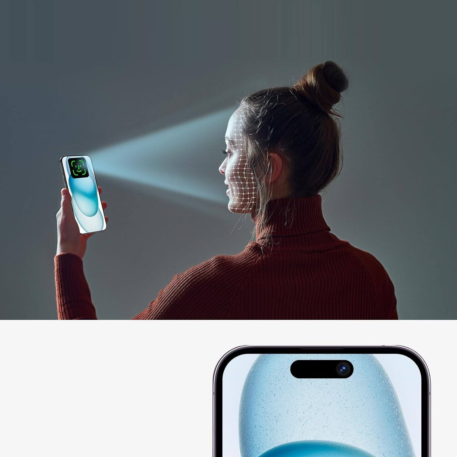 Alt View 12. SaharaCase - ZeroDamage HD Tempered Glass Screen Protector for Apple iPhone 13 mini (2-Pack) - Privacy - Gray.