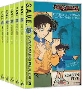 Case Closed Detective Conan: Complete Series Season 1-5 (DVD)