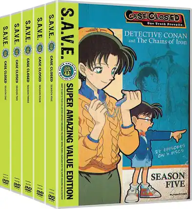 Front. Case Closed Detective Conan: Complete Series Season 1-5 (DVD).