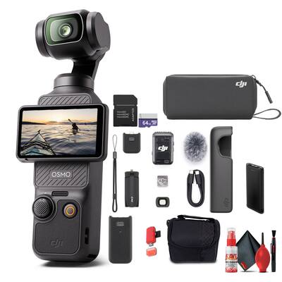 Osmo Pocket 3 Creator Combo, 3 Axis Stabilization and DJI Mic 2 + Osmo Pocket 3 Creator Combo, 3 Axis Stabilization and DJI Mic 2 +
