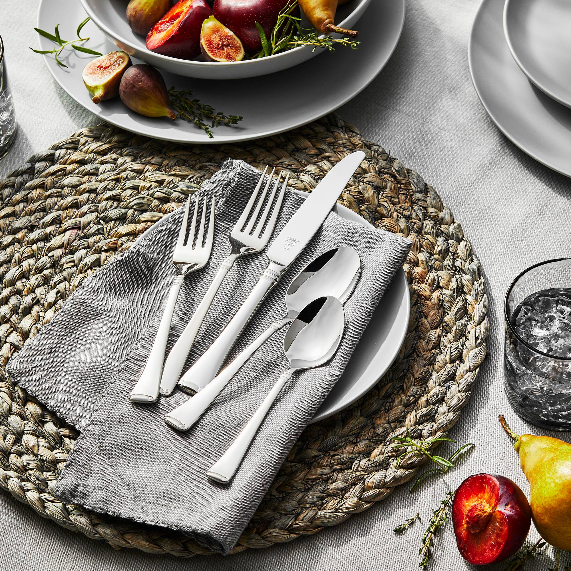 Alt View 3. ZWILLING - ZWILLING Angelico 65-pc 18/10 Stainless Steel Flatware Set - Stainless Steel.