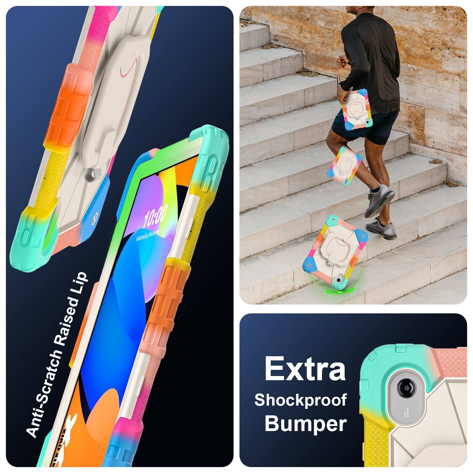 Lip Raised Anti-Scratch  
TAX 10:00 Tabsay Extra Shockproof Bumper