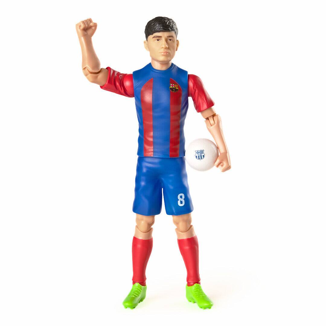 Alt View 5. Banbo Toys - Banbo Toys SOCKERS FC Barcelona Pedri 8" Collectible Soccer Action Figure.