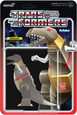 Super7 - Transformers - Reaction Figures Wv8 - Grimlock (Metallic) - Collectibles - Multicolor