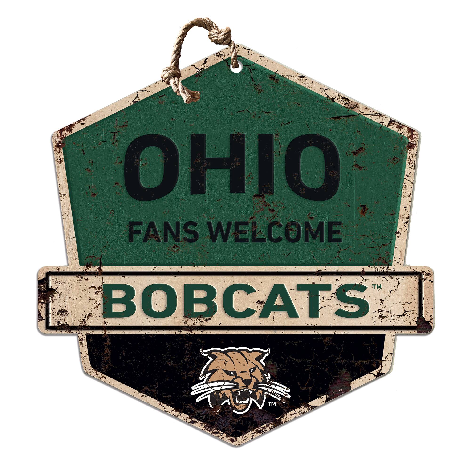 Ohio Bobcats Fans Welcome Sign