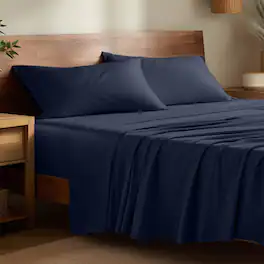 Bare Home - Bamboo Sheet Set - Midnight Blue