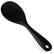 Front. Giantpower - Non-stick Silicone Rice Spoon Paddle - Black - Black.