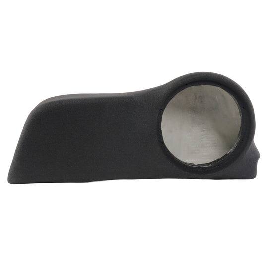 Angle. NVX - 2012-2018 Ford Focus BOOST Box - Custom Fit Empty Single 10" Sealed Subwoofer Enclosure - Black.