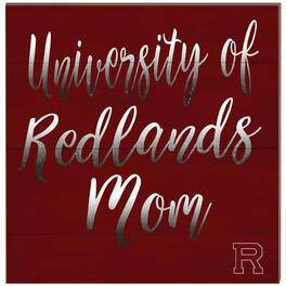 Jardine - University of Redlands Bulldogs 10'' x 10'' Team Mom Plaque - Maroon
