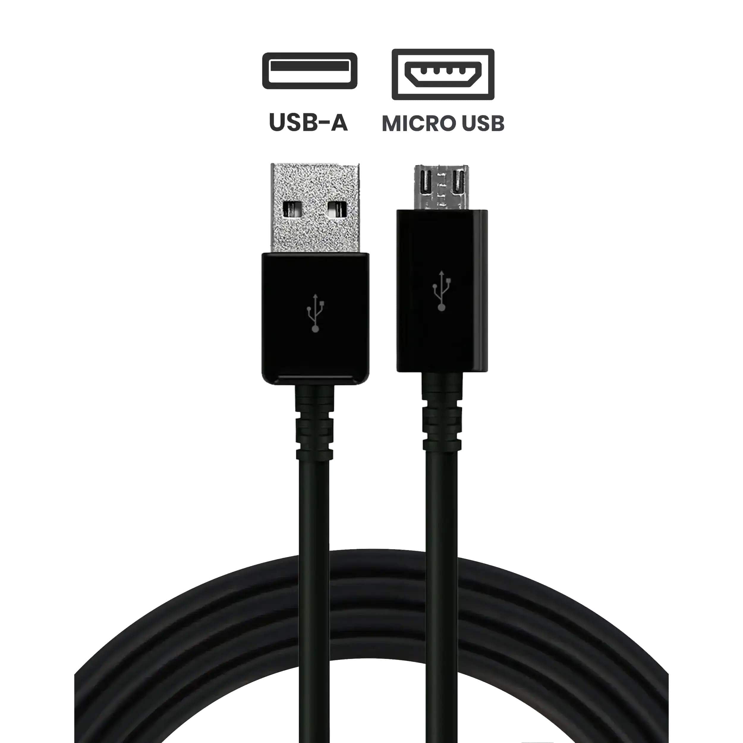 MobileSentrix - Generic 3 ft Micro USB To USB Type A Cable - Black