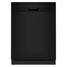 Front. Maytag - 24 inch Top Control Built-In Dishwasher with PowerBlast Cycle and PowerDry - Black.