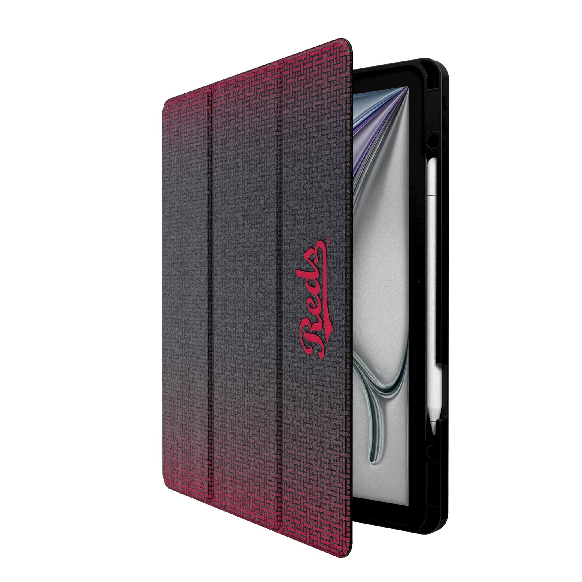 Alt View 1. Keyscaper - Cincinnati Reds iPad Case - 13in Pro M4 - Black.