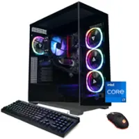 CyberPowerPC - Gamer Xtreme Gaming Desktop - Intel Core i7-14700F - 16GB Memory - NVIDIA GeForce RTX 4060 Ti 8GB - 2TB SSD - Black - Front_Zoom