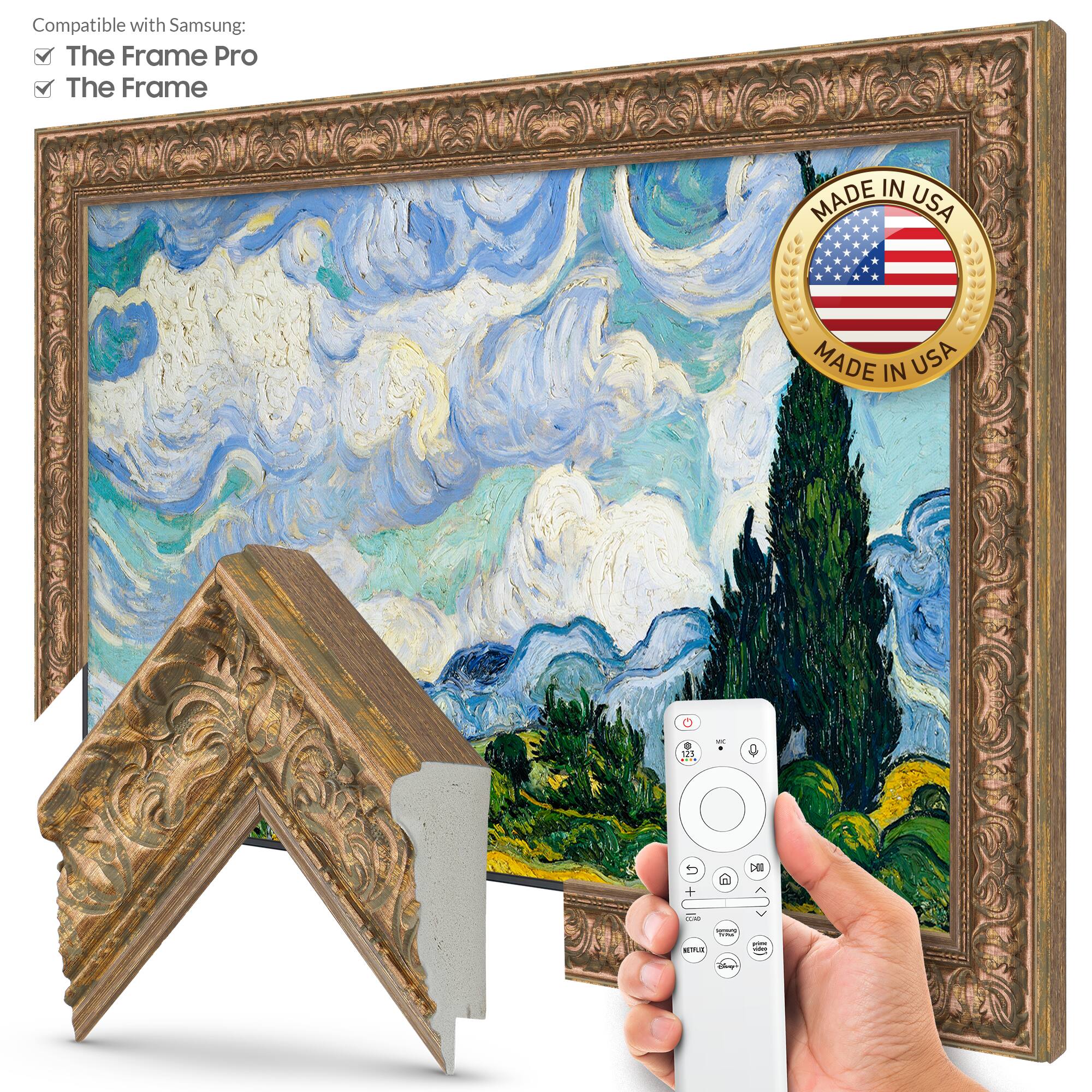 Compatible with Samsung:  
The Frame Pro  
The Frame  

MADE IN USA  
MADE IN USA