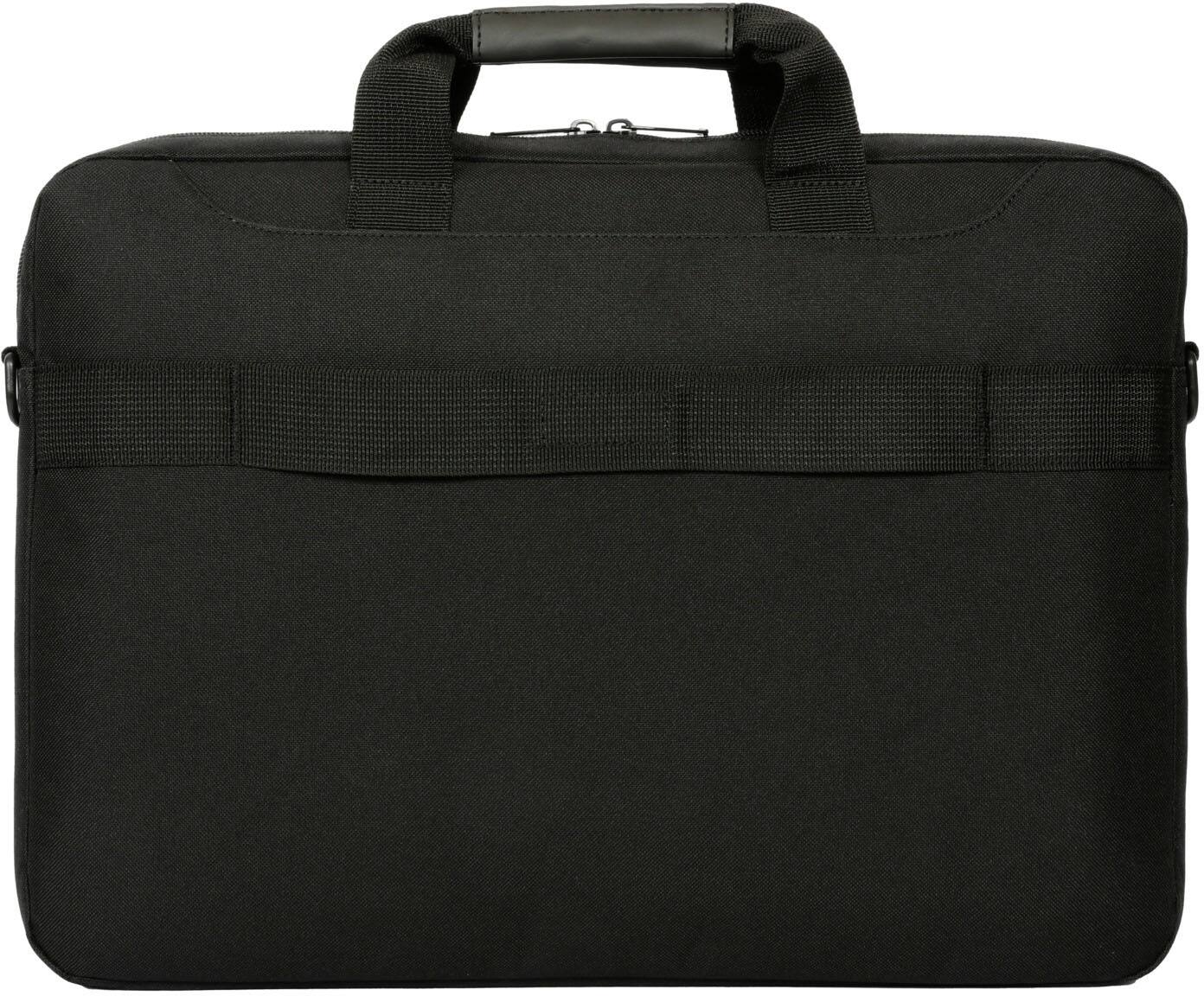 Back. Targus - 16" Geolite EcoSmart Slim Brief - Black.