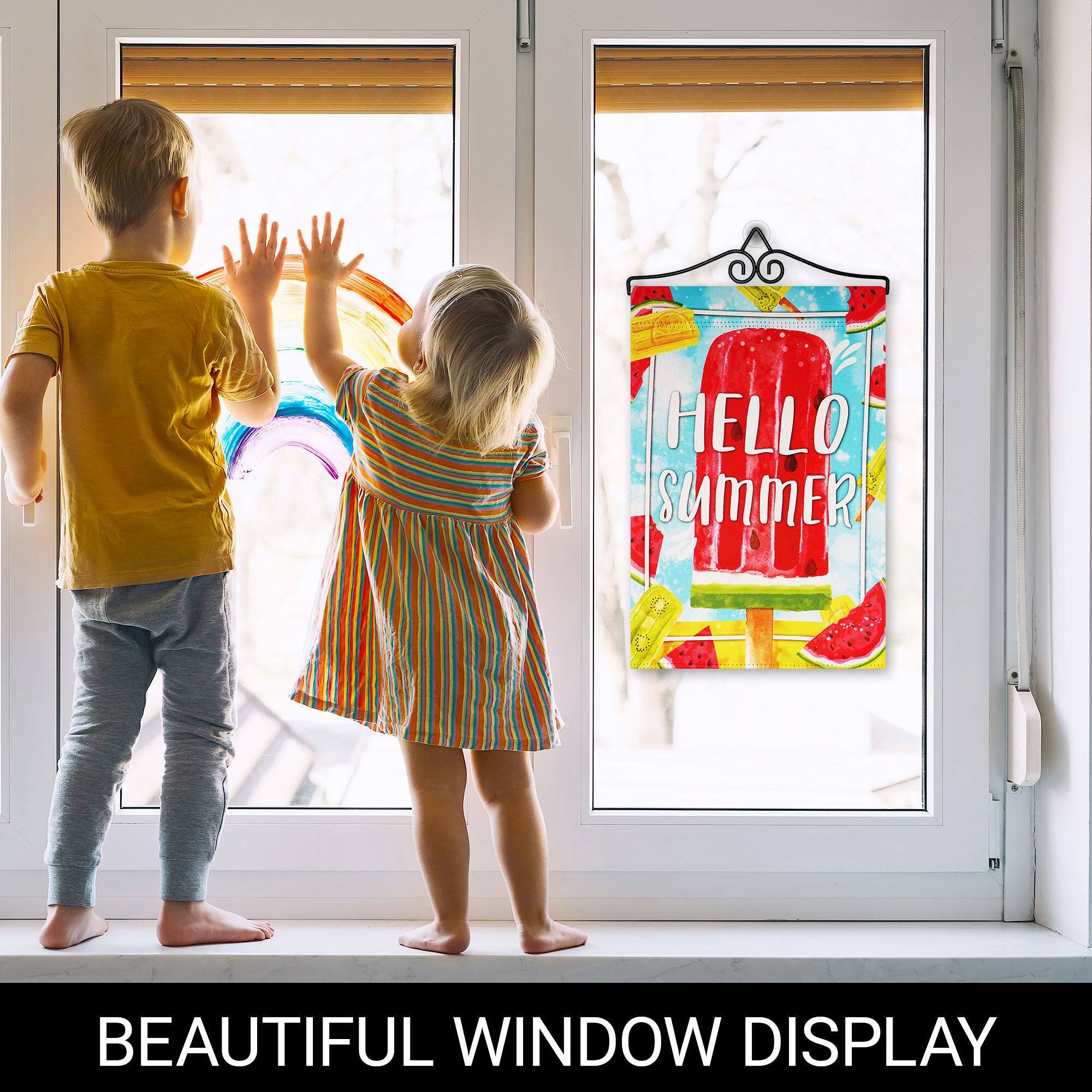 HELLO SUMMER  
BEAUTIFUL WINDOW DISPLAY