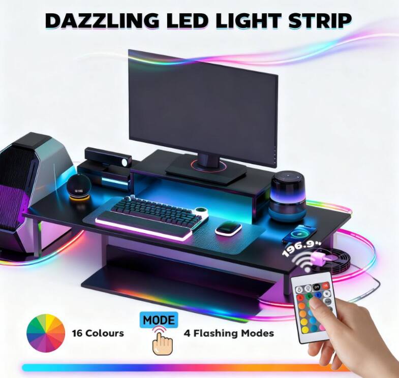 DAZZLING LED LIGHT STRIP

16 Colours

4 Flashing Modes