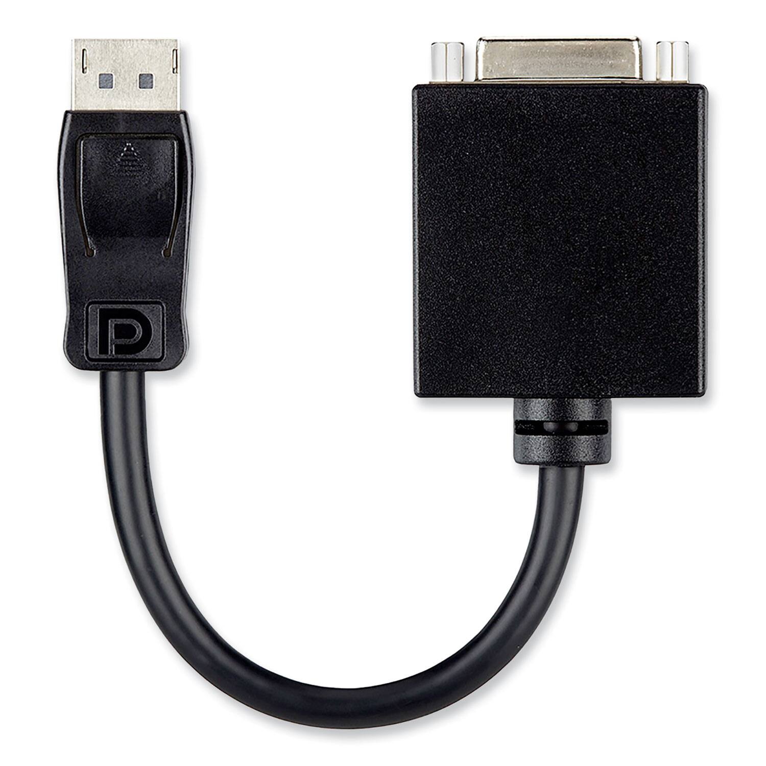 Alt View 1. Belkin - DisplayPort to DVI Adapter, M/F, 1080p - DisplayPort/DVI Video Cable Adapter for Video Device, Computer, Monitor, Projec - Possibly Black.