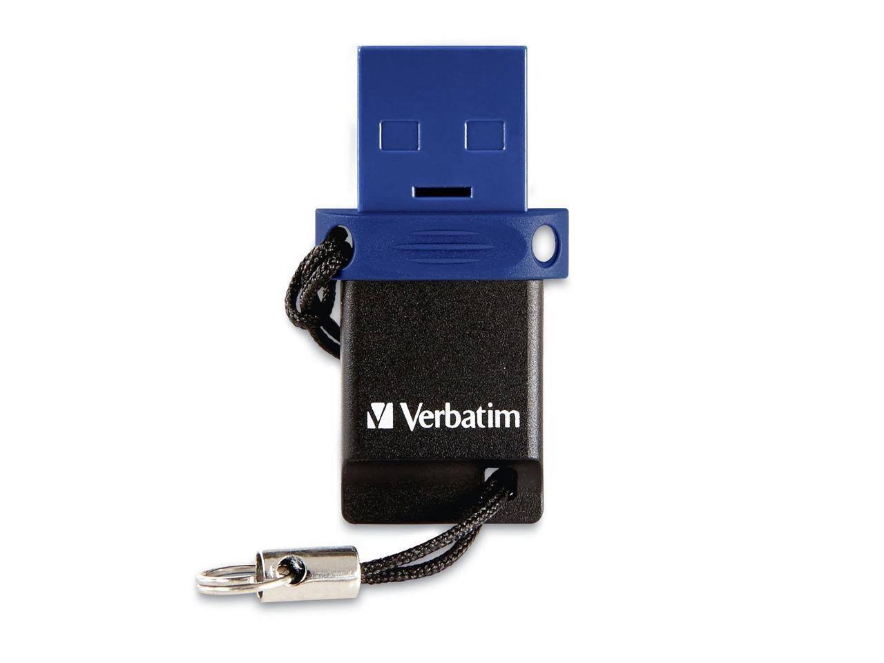 Alt View 7. Verbatim - 32GB STORENGO DUAL USB FLASH - Black.