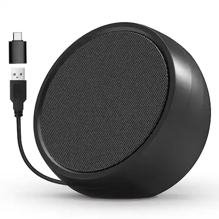 Front. Cozy Serene - Usb Usb Computer For Laptop External Speakers Desktop With Crystal Clear Sound Rich Bass And Volume Buttons Plug-n-play - Default.