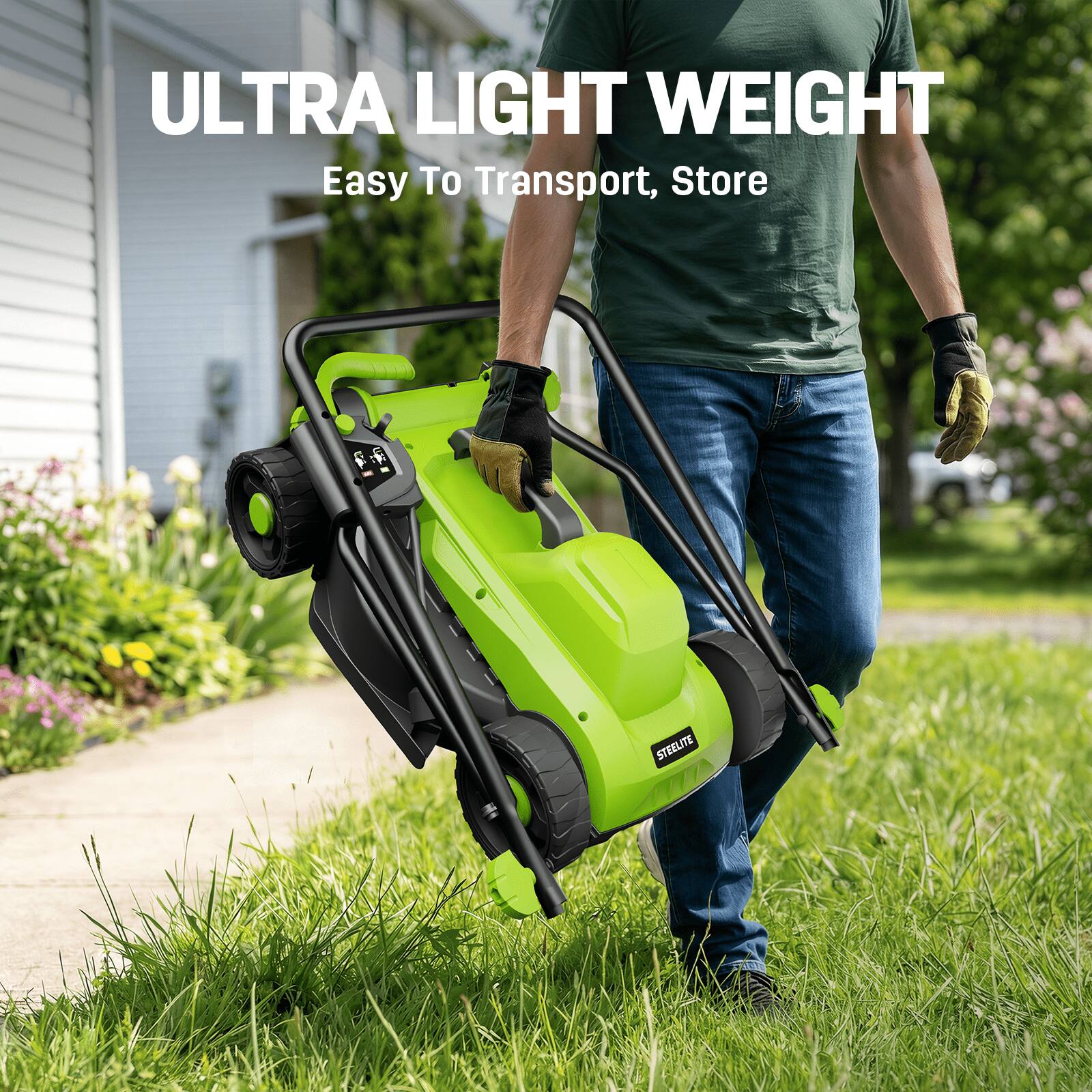 ULTRA LIGHT WEIGHT  
Easy To Transport, Store  

STEELITE