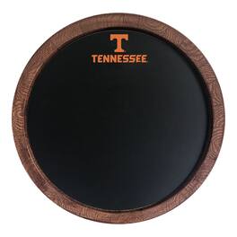 The Fan-Brand - Tennessee Volunteers 20.25'' Round Chalkboard Faux Barrel Top Sign - Multicolor