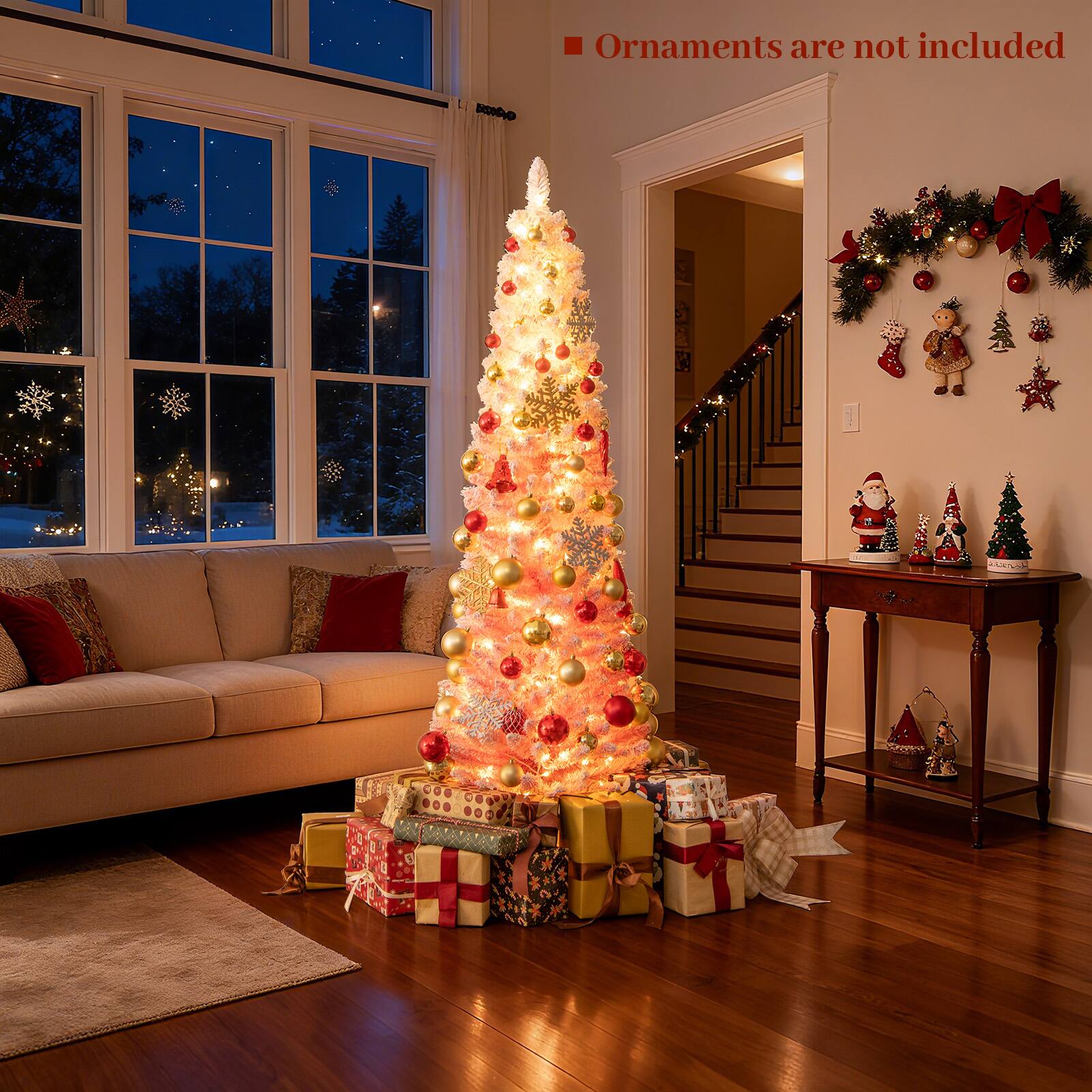 Ornaments are not included