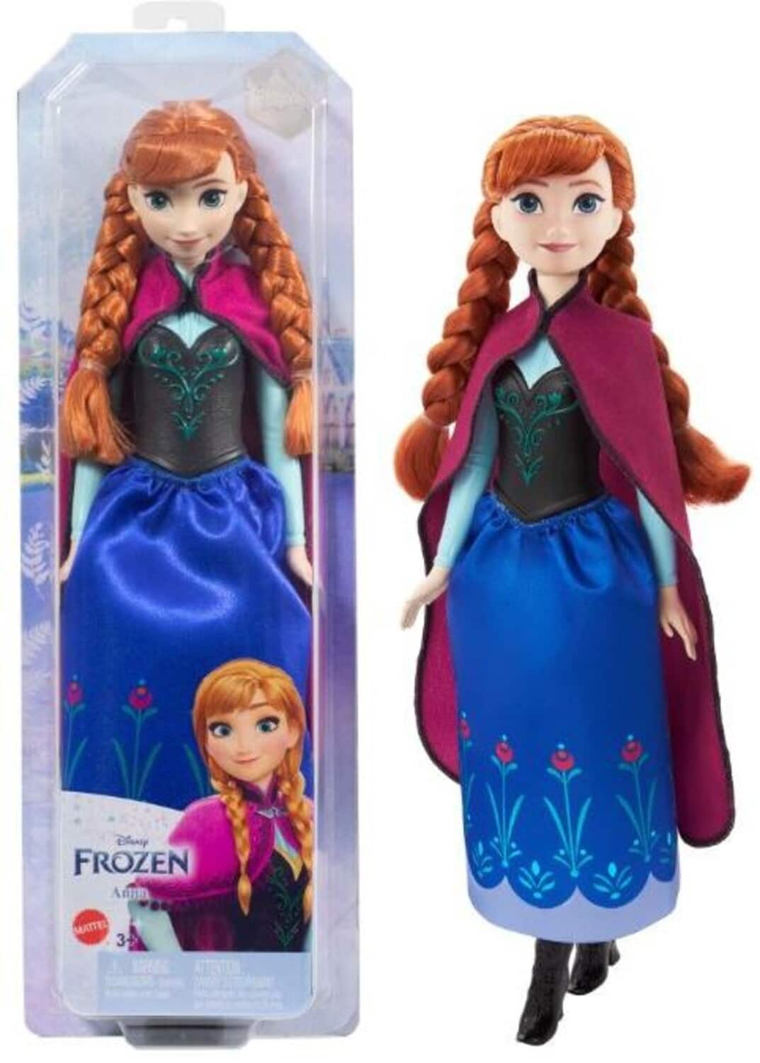Disney Frozen Doll Anna with Braids - COLLECTABLES - Mattel