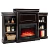 Front. Gymax - Gymax 70'' Fireplace TV Stand Media W/ 28.5'' 750W/1500W Electric Fireplace Brown - Brown.