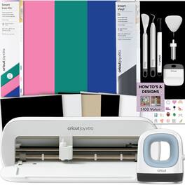 Cricut - Joy Xtra Machine with EasyPress Mini and Iron-On Materials Bundle