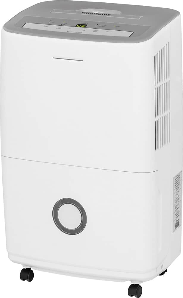 Left. Frigidaire - 70-Pint Dehumidifier - White.
