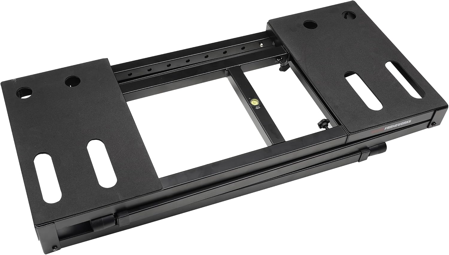 Angle. Gator Frameworks - Heavy-Duty Keyboard and Mixer Utility Table with Adjustable Height, Width, and Built-in Level.