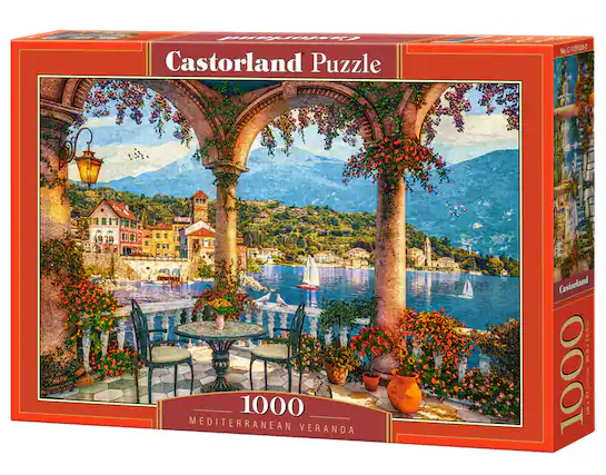 Castorland Puzzle 1000 MEDITERRANEAN VERANDA, Castorland 268218.5i, rad 2 Ns C-105120-2