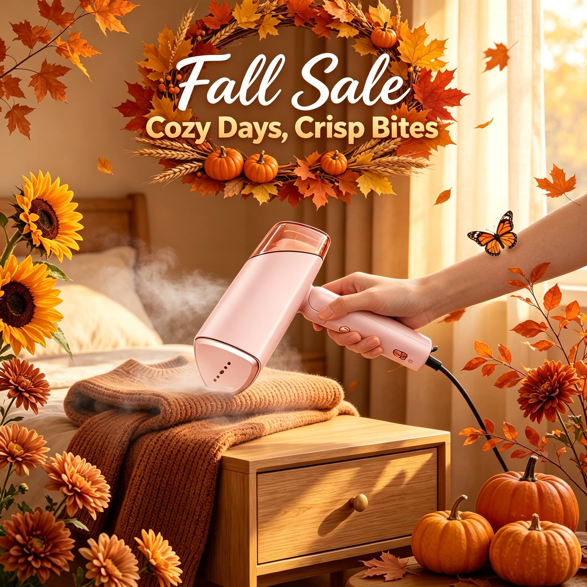 Fall Sale  
Cozy Days, Crisp Bites