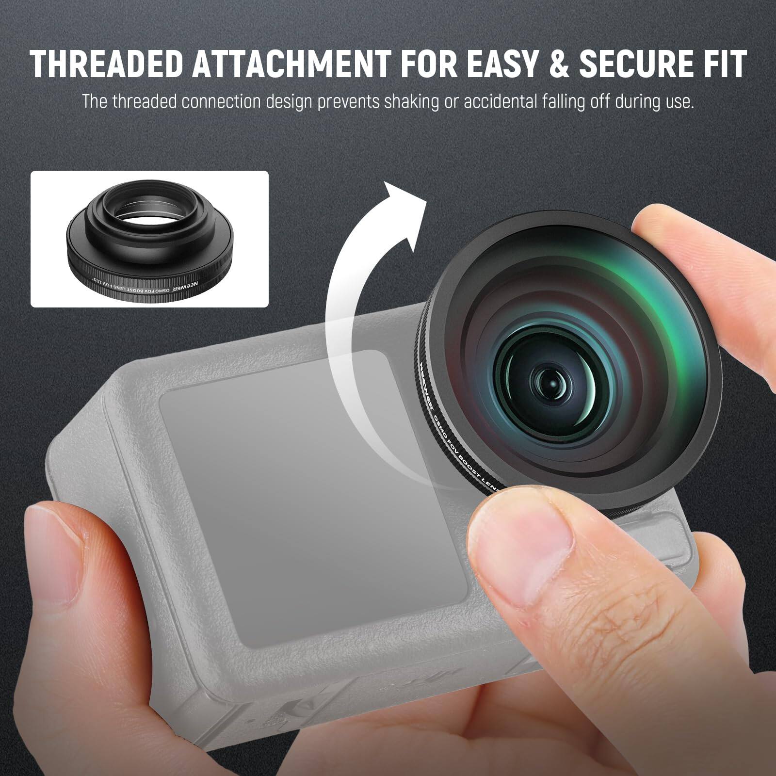 THREADED ATTACHMENT FOR EASY & SECURE FIT

The threaded connection design prevents shaking or accidental falling off during use.