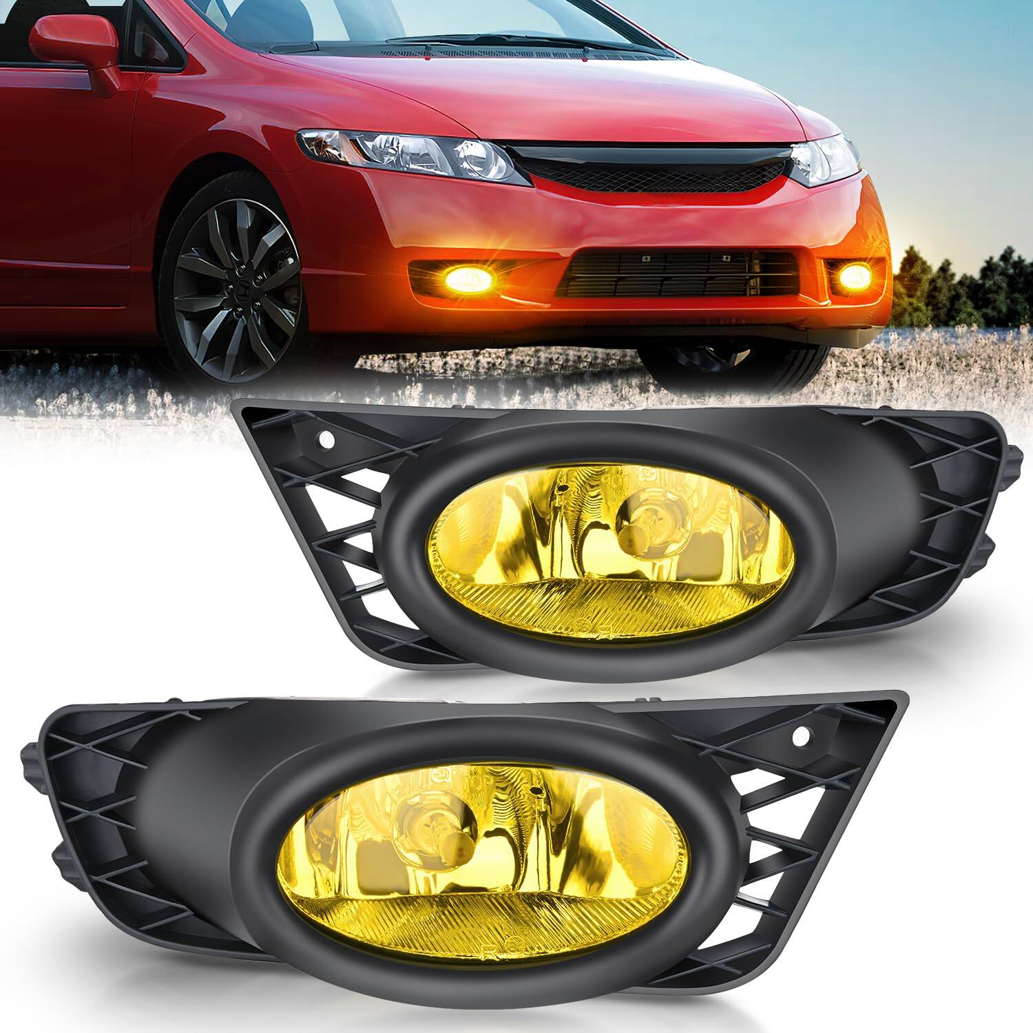 2009-2011 Honda Civic Amber