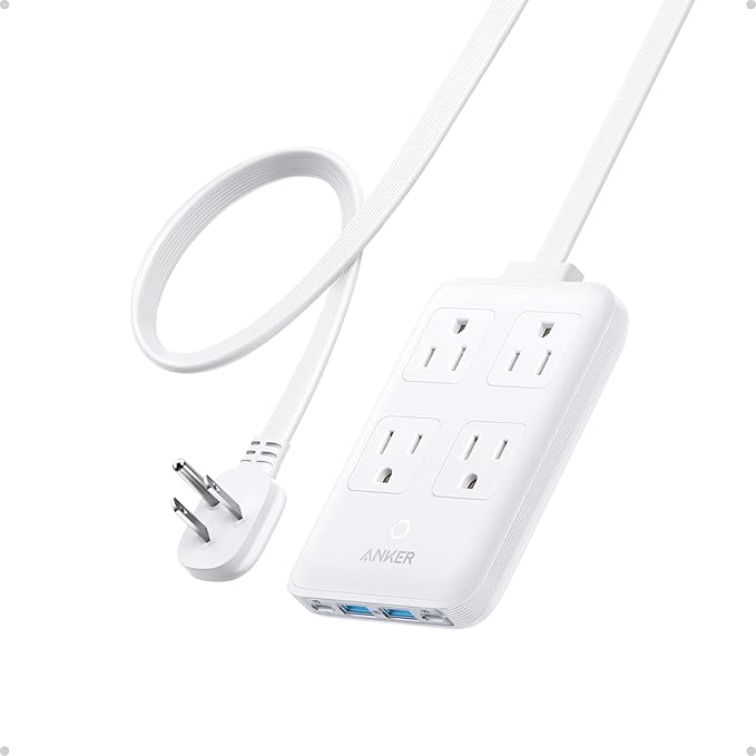 Front. Anker - Anker Charging Station - White.