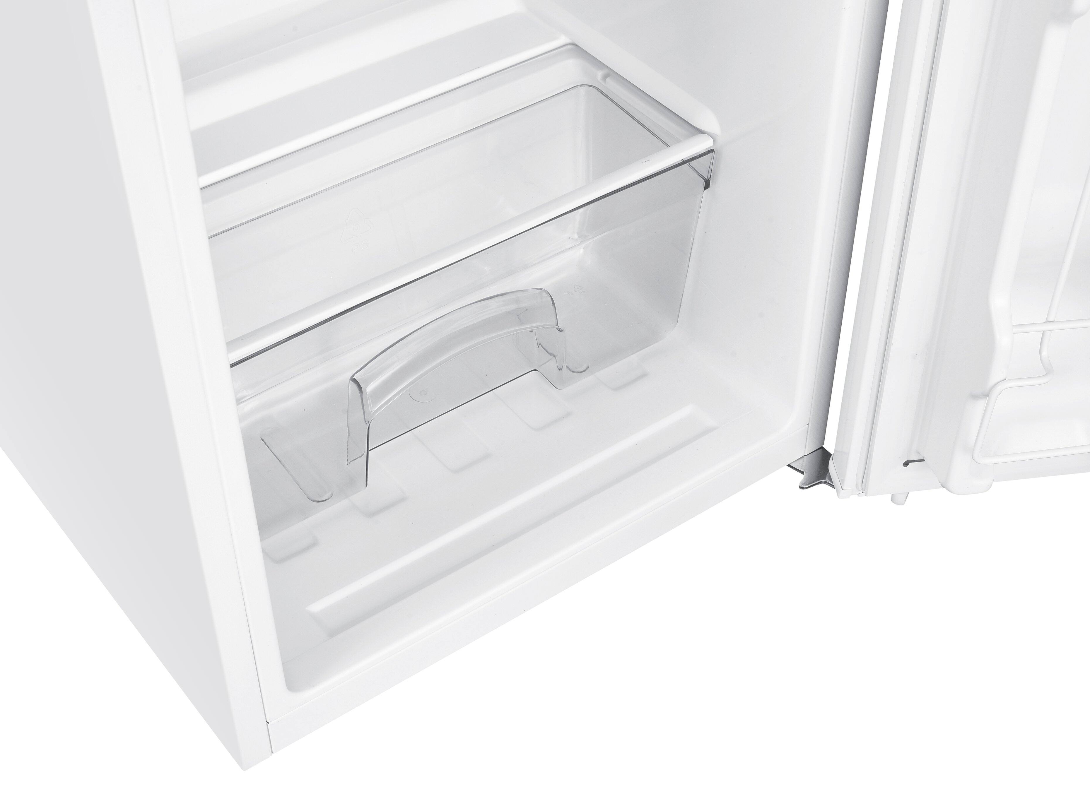 Left. Premium Levella - 3.1 Cubic Foot Manual Defrost Top Freezer Mini Refrigerator in White - White.