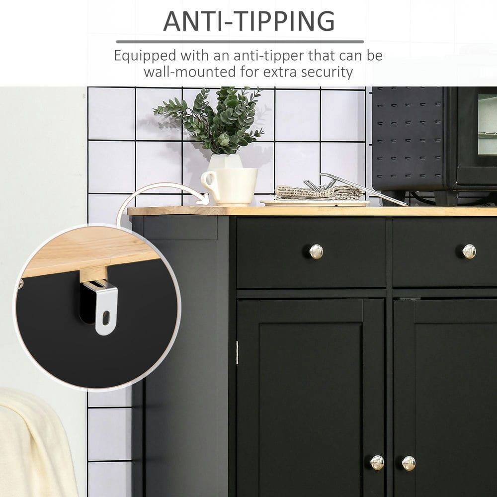ANTI-TIPPING  
Equipped with an anti-tipper that can be wall-mounted for extra security