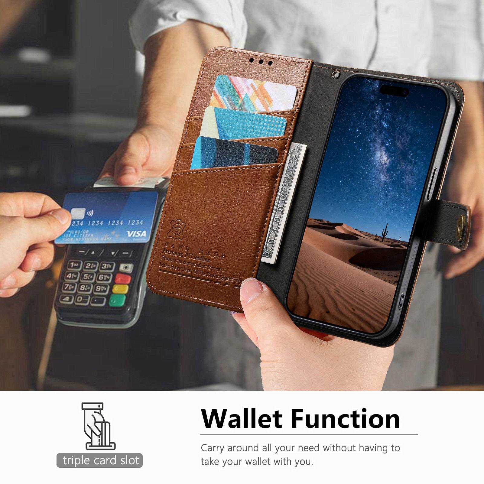 234 1234 1234 1234 00/00 CATiZEN VISA

Wallet Function
Carry around all your need without having to take your wallet with you.
