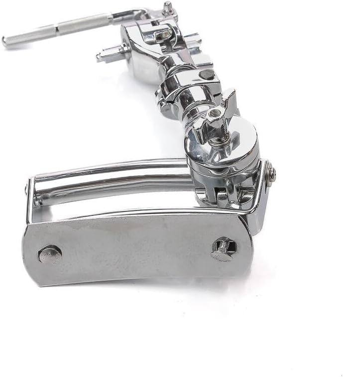 Angle. Gibraltar Hardware - Bass Drum Rail Mount, Creates a Vintage Style Classic Look, Height Adjustable Arm & Twin Tilters for 10.5mm L-Arm.