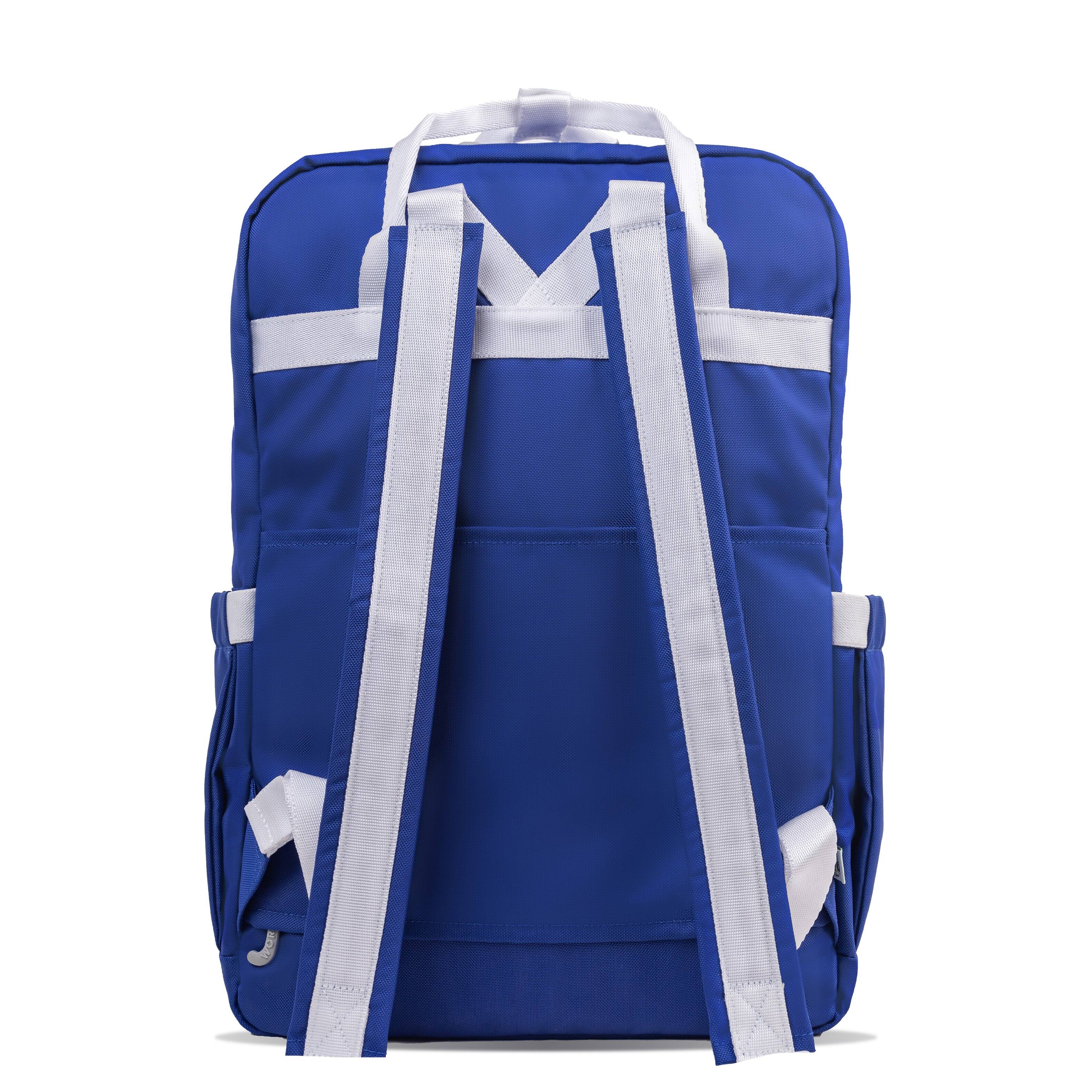 Back. J World - J World Unisex Timo Multi-Functional Laptop Backpack for School and Travel, Bluing - BLUING.