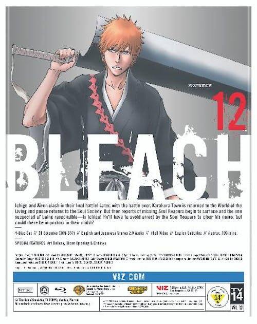 Back. Bleach: Set 12 (Box Set) [Blu-ray].