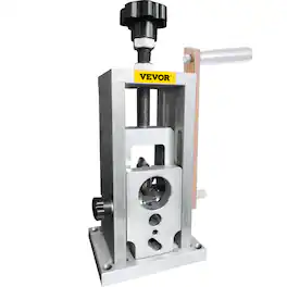 VEVOR - Wire Stripping Machine, 0.06-1.57 inches Drill Powered, Manual Copper Stripper w Heat Treated Steel Ultra Long Lasting - Silver